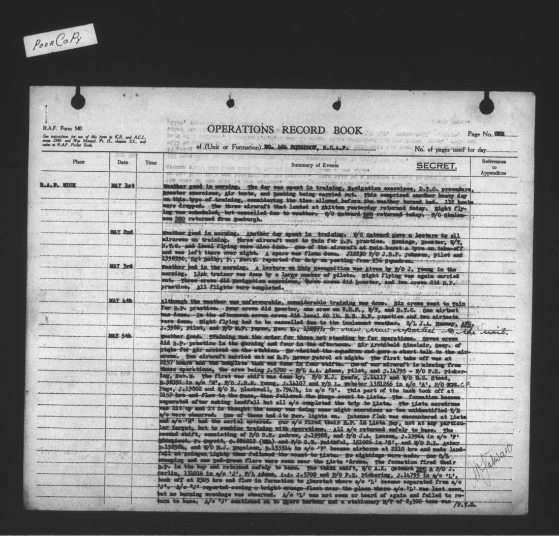 Pickering May 1944-1